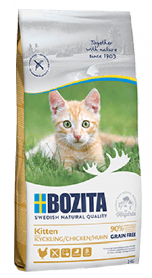 Bozita Feline Grain Free Kitten Chicken - sausā barība kaķēniem 400g