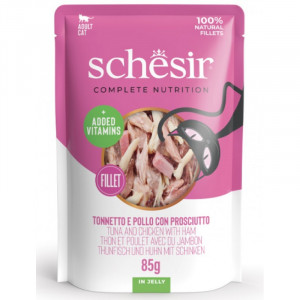 Schesir Tuna, Chicken and Ham 85g