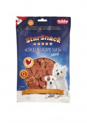 Nobby STARSNACK MINI Chicken Salami Slice 70g