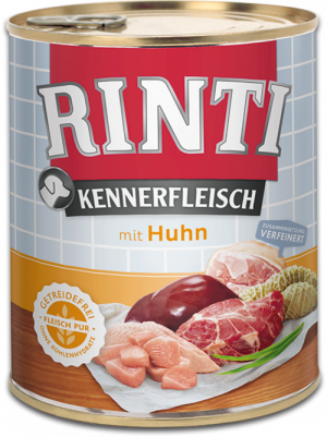 Rinti konservi suņiem ar vistu 12 x 800g