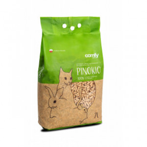 COMFY Pinokio Premium - absorbējošas granulas dzīvnieku tualetēm 7L