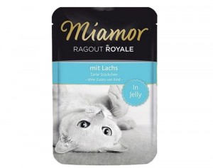 Miamor Ragout Royale 100g Konservi želējā ar lasi