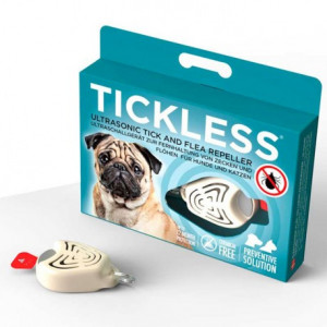 Tickless Pet ultraskaņas repelenta ierīce ērču atbaidīšanai dzīvniekiem, bēšā