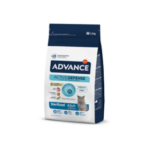 ADVANCE CAT ADULT STERILIZED TURKEY   sausā barība kaķiem  1.5 kg
