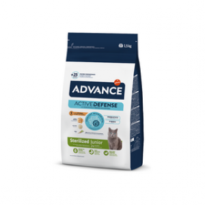 ADVANCE CAT ADULT STERILIZED YOUNG   sausā barība kaķiem  1.5 kg