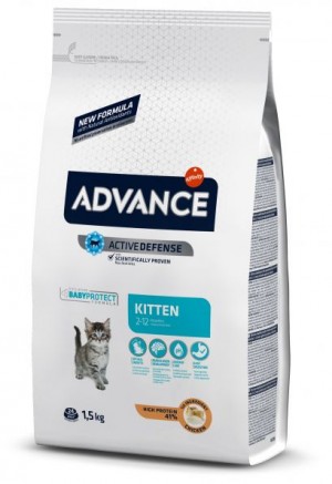 ADVANCE CAT KITTEN  sausā barība kaķiem  1.5 kg