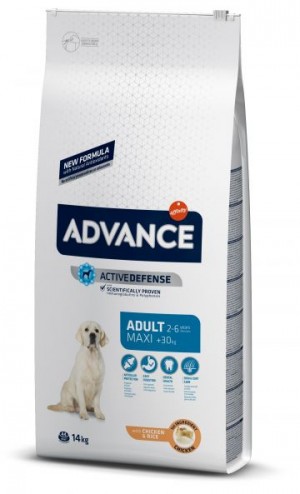 ADVANCE DOG MAXI ADULT  sausā barība suņiem  14 kg