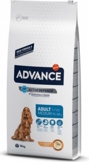 ADVANCE DOG MEDIUM ADULT  sausā barība suņiem 18 kg