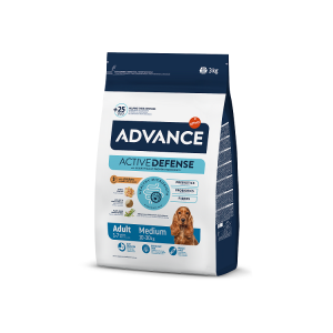 ADVANCE DOG MEDIUM ADULT  sausā barība suņiem  3 kg
