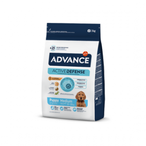 ADVANCE DOG MEDIUM PUPPY  sausā barība suņiem  3 kg