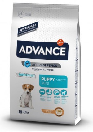 ADVANCE DOG MINI PUPPY sausā barība suņiem  0.8 kg