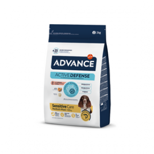 ADVANCE DOG  SENSITIVE sausā barība suņiem  3 kg