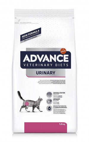 ADVANCE  VETERINARY DIETS URINARY sausā barība kaķiem 8 kg