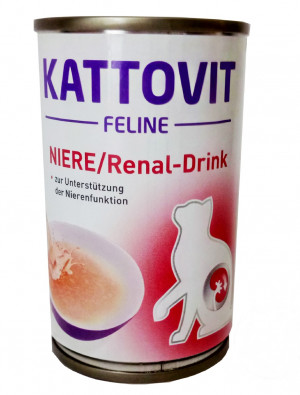 Kattovit Feline Niere/Renal - Drink, zupa kaķiem ar nieru problēmām 12x 135g