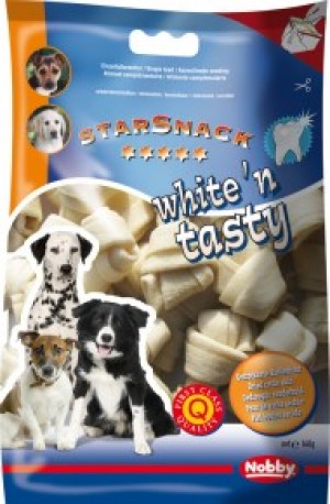 Nobby Starsnack White´n Tasty Kauknoten 160 g