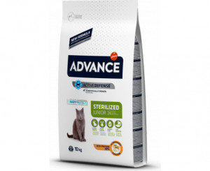 ADVANCE CAT ADULT STERILIZED YOUNG sausā barība kaķiem  10kg