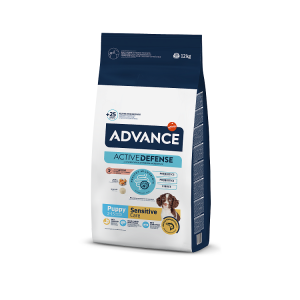 ADVANCE DOG PUPPY SENSITIVE sausā barība suņiem 12 kg