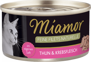 Miamor Feine Fillets Naturelle Thun&Krebs 24x80g