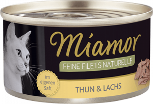 Miamor Feine Fillets Naturelle Thun&Lachs 24x80g