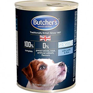 Butcher's Dog Blue+Sensitive with Lamb&Rice Pate 390g