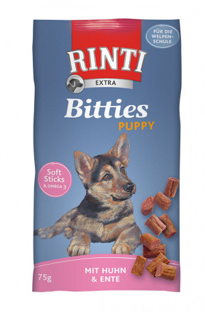 RINTI Extra Bitties Puppy Huhn&Ente 75g