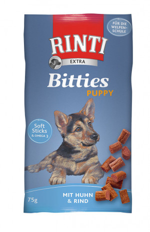 RINTI Extra Bitties Puppy Huhn&Rind 75g