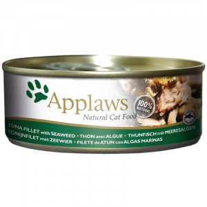 Applaws Cat Tuna Fillet with Seaweed 156g