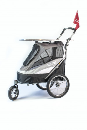 Innopet Sporty Dog Trailer Orange/ORANŽI Ratiņi + Grūminga galds